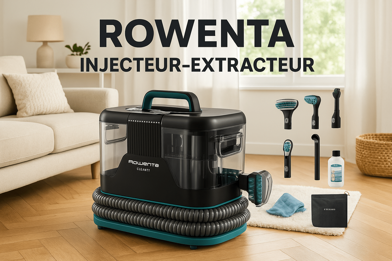 Clean Inject Button Executor Injecteur extracteur Rowenta Clean It : avis et test 2026