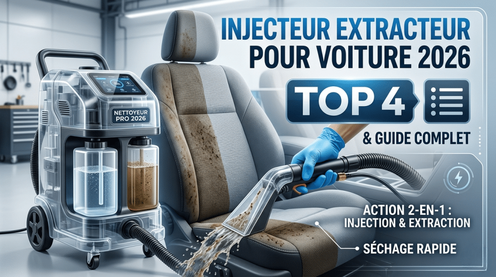 Injecteur extracteur pour voiture 2026 : Top 4 et guide complet 1 comparatif injecteur extracteur